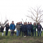 Participantes curso de poda de Busto de Bureba Huerteco Burgos