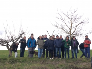 Participantes curso de poda de Busto de Bureba Huerteco Burgos