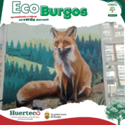 Murales ambientales, iniciativa dentro del proyecto Eco-Burgos de Huerteco sobre educación ambiental