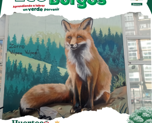 Murales ambientales, iniciativa dentro del proyecto Eco-Burgos de Huerteco sobre educación ambiental