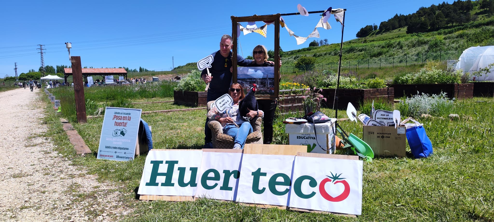 Celebración del 10 Aniversario de Huerteco - Gallina Castellan Negra Burgos