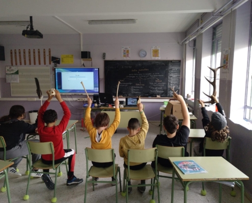 Huerta educativa huerteco aula rural 2025