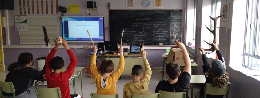 Huerta educativa huerteco aula rural 2025