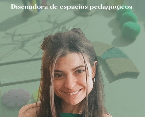 Oihane Garrido, diseñadora de espacios pedagógicos.