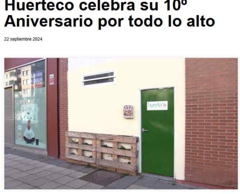 Canal 54 recoge el 10 aniversario de Huerteco