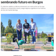 BurgosConecta destaca los 10 años de Huerteco como referente en educación ambiental, inclusión y sostenibilidad en Burgos.