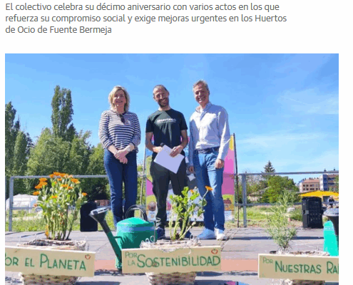 BurgosConecta destaca los 10 años de Huerteco como referente en educación ambiental, inclusión y sostenibilidad en Burgos.