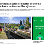 Huertos de ocio de Fuente Bermeja - 10 aniversario Huerteco en el Correo de Burgos