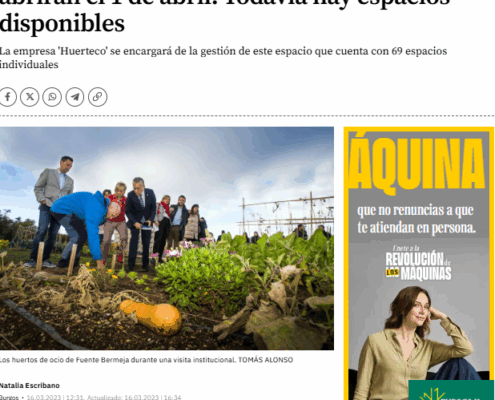 Huerteco gestionará los huertos de ocio de Fuente Bermeja, promoviendo el cultivo urbano y la educación ambiental en Burgos.