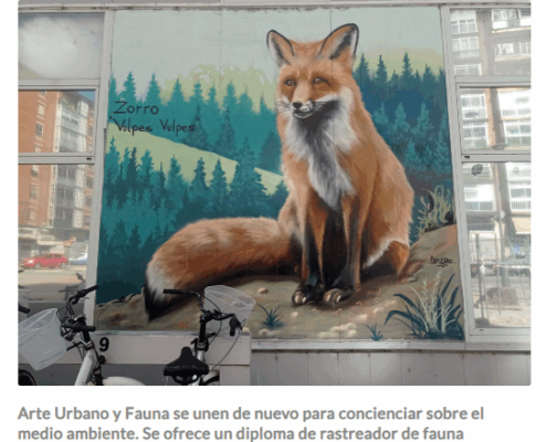 BurgosNoticias destaca los nuevos murales de EcoBurgos, proyecto de Huerteco para educar sobre fauna local y fomentar la sostenibilidad en Burgos.