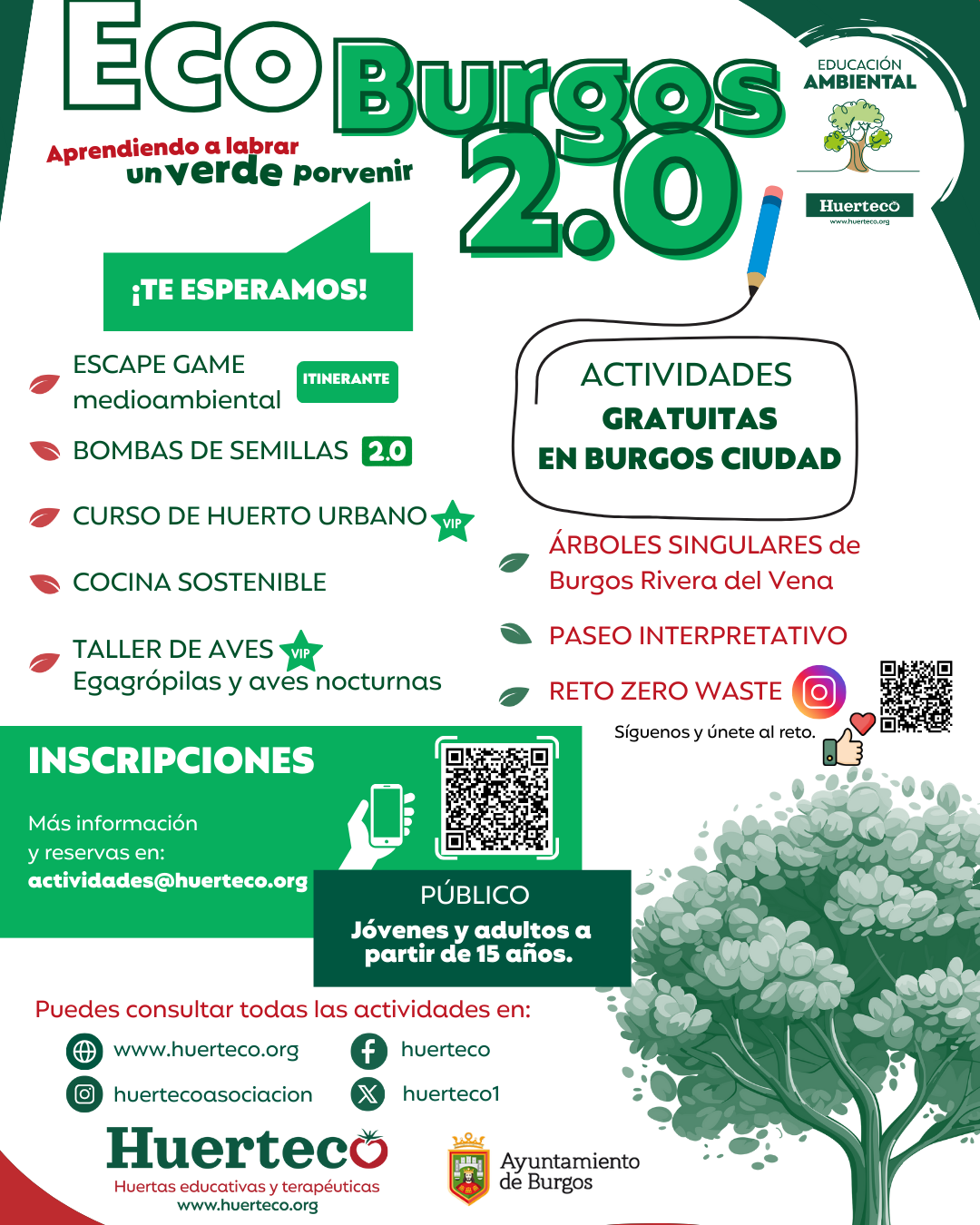 Proyecto de educación ambiental de Huerteco, Eco Burgos 2.0